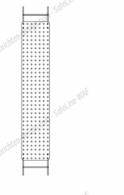 Cable tray Eiermann 2 frame Richard Lampert SINGLE PIECES coloured - white